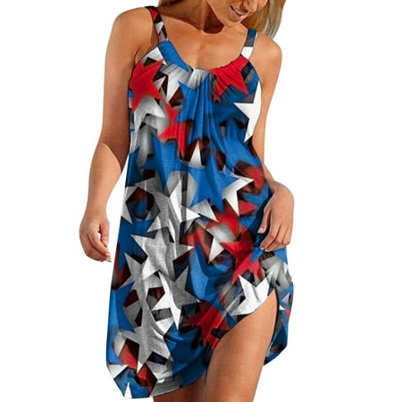 4Th Of July Shirts Womens Summer Tops Women Summer Beach Spring Striped Print Cute Dress Swing Cover Up Sundress Sleeveless Casual Boho Dress
4Th Of July Shirts Womens Summer Tops Women Summer Beach Spring Striped Print Cute Dress Swing Cover Up Sundress Sleeveless Casual Boho Dress