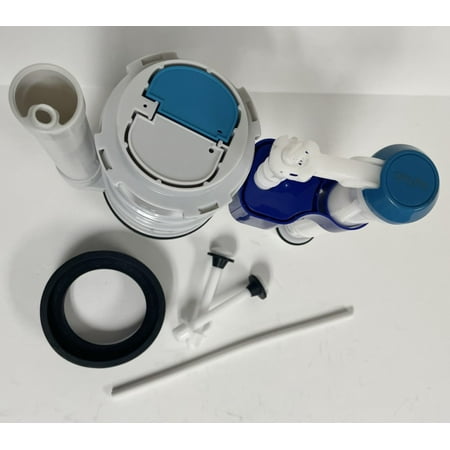 Dual Top Button Flush Valve Kit for Two Piece Three Inch Flush Toilets