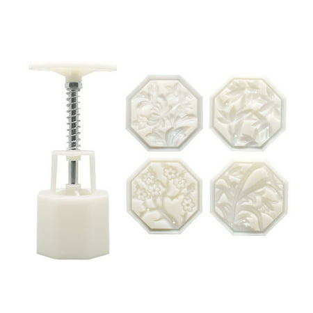 Mooncake Barrel Mold with 4pcs Octagon Stamps Hand Press Moon Cake Pastry Mould DIY Bakeware
Mooncake Barrel Mold with 4pcs Octagon Stamps Hand Press Moon Cake Pastry Mould DIY Bakeware