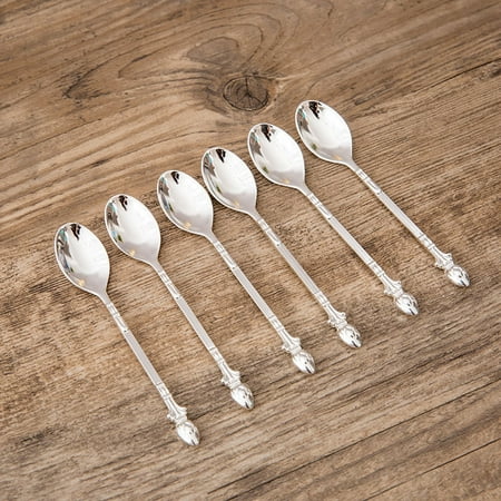 Homeex Coffee Spoon Fruit Fork Set Western Cutlery Dessert Swan Fork Holder Tableware Silver 6spoon
Homeex Coffee Spoon Fruit Fork Set Western Cutlery Dessert Swan Fork Holder Tableware Silver 6spoon