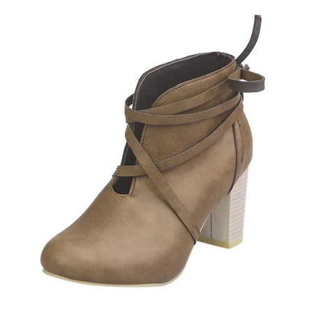 NN Womens Ankle Boots Pointed Toe Back Zipper Slip on Chunky Block Mid Heel Booties Ankle Boots
NN Womens Ankle Boots Pointed Toe Back Zipper Slip on Chunky Block Mid Heel Booties Ankle Boots