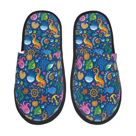 Yiaed Sea Fish Print Unisex House Slippers Slip on Warm Shoes Indoor Outdoor with Anti-slip sole-Large
Yiaed Sea Fish Print Unisex House Slippers Slip on Warm Shoes Indoor Outdoor with Anti-slip sole-Large