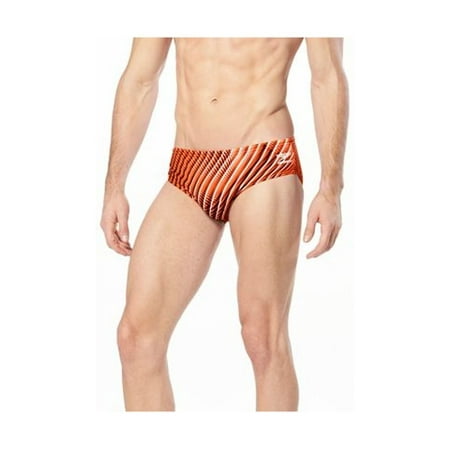 Speedo Brief WARPED WEAVE Speedo Orange Size 24