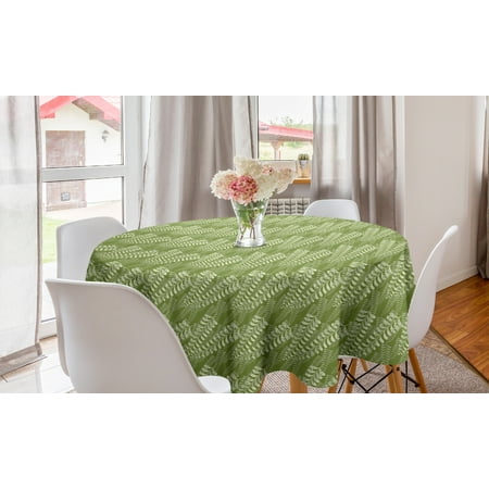 Floral Round Tablecloth Monochromatic Design Repeated Simple Leaf Design in Stencil Style Art Circle Table Cloth Cover for Dining Room Kitchen Decor 60 Green and Pale Green by Ambesonne
Floral Round Tablecloth Monochromatic Design Repeated Simple Leaf Design in Stencil Style Art Circle Table Cloth Cover for Dining Room Kitchen Decor 60 Green and Pale Green by Ambesonne