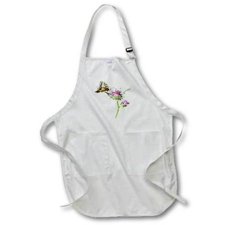 3dRose Scarce Swallowtail Butterfly and Thistle Full Length Apron 22 by 30-inch White With Pockets
3dRose Scarce Swallowtail Butterfly and Thistle Full Length Apron 22 by 30-inch White With Pockets