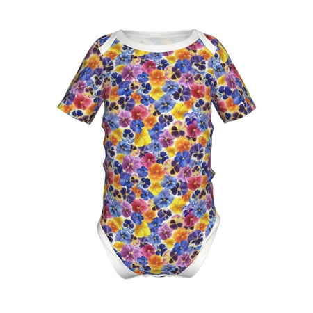 Coaee The Garden Tricolor Pansy Flower for Soft Baby Short-Sleeve Bodysuit Baby Climbing Clothes Baby Girls Boys Bodysuit Romper-12 Months
Coaee The Garden Tricolor Pansy Flower for Soft Baby Short-Sleeve Bodysuit Baby Climbing Clothes Baby Girls Boys Bodysuit Romper-12 Months