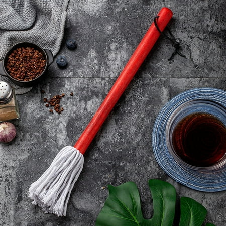 gotofar Oiling Mop Food-grade Professional Red Wood Handle Barbecue Sauce Oil Brush for BBQ
gotofar Oiling Mop Food-grade Professional Red Wood Handle Barbecue Sauce Oil Brush for BBQ