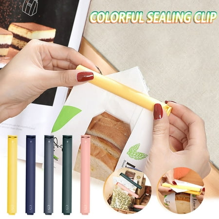 Tepsmf Home Kitchen 5Pcs Food Sealers With Colorful Sealing Clips And Double Slots For Food Sealing Snack Locking And Fresh-Keeping
Tepsmf Home Kitchen 5Pcs Food Sealers With Colorful Sealing Clips And Double Slots For Food Sealing Snack Locking And Fresh-Keeping