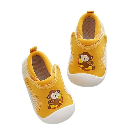 Daeful Baby Girls Boys Walking Shoes Non-slip Flats Slip On Sneakers Breathable First Walkers Prewalker Little Kid Comfortable Yellow 4.5C
Daeful Baby Girls Boys Walking Shoes Non-slip Flats Slip On Sneakers Breathable First Walkers Prewalker Little Kid Comfortable Yellow 4.5C