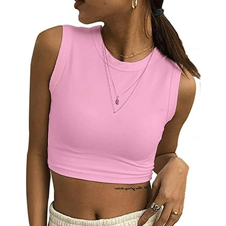 Mnycxen Women S Sexy Fashion Round Neckline Exposed Solid Color Sleeveless Undershirt
Mnycxen Women S Sexy Fashion Round Neckline Exposed Solid Color Sleeveless Undershirt