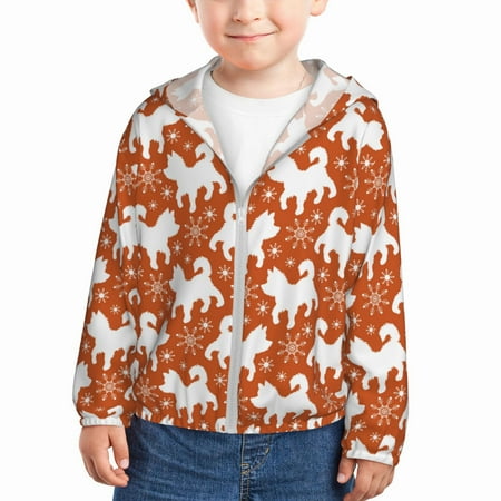 Sun Hoodie for Kids Christmas Snowflake Dog Long Sleeve Swim Fishing Shirts Sun Protection Zip Up Jacket Clothing Athletic Hoodie
Sun Hoodie for Kids Christmas Snowflake Dog Long Sleeve Swim Fishing Shirts Sun Protection Zip Up Jacket Clothing Athletic Hoodie
