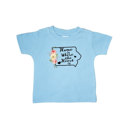 Inktastic Iowa Home is Where the Heart is with Watercolor Floral Gift Baby Boy or Baby Girl T-Shirt
Inktastic Iowa Home is Where the Heart is with Watercolor Floral Gift Baby Boy or Baby Girl T-Shirt