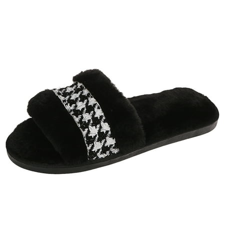 Youmylove Women Slippers Fashion Plush Cotton Slippers Warm Comfortable Flat Slippers Leisure Ladies Cozy Daily Walking
Youmylove Women Slippers Fashion Plush Cotton Slippers Warm Comfortable Flat Slippers Leisure Ladies Cozy Daily Walking