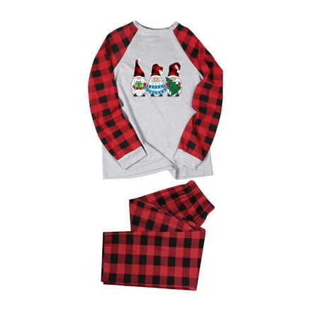 Nomeni Matching Family Pajamas Sets Christmas Plaid Printed Long Sleeve Sleepwear Tee And Bottom Loungewear (Dad)
Nomeni Matching Family Pajamas Sets Christmas Plaid Printed Long Sleeve Sleepwear Tee And Bottom Loungewear (Dad)