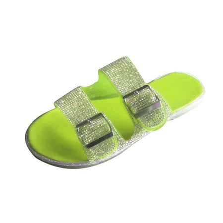 WANYNG slippers for women Women s Fashion Casual Flat Crystal Beach Comfortable Slip On Slippers Shoes women shoes Green 37
WANYNG slippers for women Women s Fashion Casual Flat Crystal Beach Comfortable Slip On Slippers Shoes women shoes Green 37