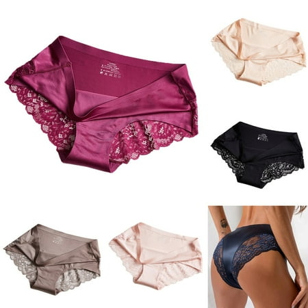 APEXFWDT Women s Satin Lace Boyshort Panties High Waist Sexy Lingerie Seamless Hollowed Out Underwear Full Coverage Embroidery Briefs
APEXFWDT Women s Satin Lace Boyshort Panties High Waist Sexy Lingerie Seamless Hollowed Out Underwear Full Coverage Embroidery Briefs