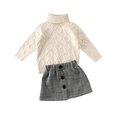 One opening 2Pcs Toddler Kids Baby Girls Winter Spring Clothes Knitted Sweater Tops+Skirt Outfits Set
One opening 2Pcs Toddler Kids Baby Girls Winter Spring Clothes Knitted Sweater Tops+Skirt Outfits Set