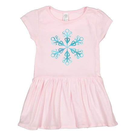Inktastic Icy Blue Winter Snowflake Gift Toddler Girl Dress