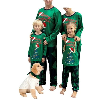 Colofity Christmas Family Pajamas Long Sleeve Tree Crew Tops/Romper Long Pants Puppy Outfits Parent-Child Christmas Nightwear
Colofity Christmas Family Pajamas Long Sleeve Tree Crew Tops/Romper Long Pants Puppy Outfits Parent-Child Christmas Nightwear
