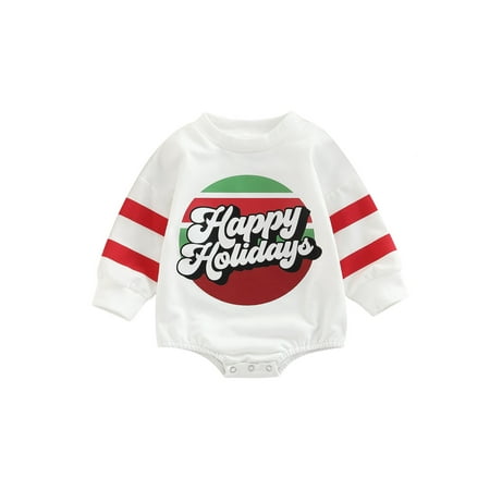 jaweiwi Baby Girls Boys Christmas Romper Infant Round Neck Long Sleeve Circles Letter Print Jumpsuits Bodysuits Size 0 6 9 12 18 M
jaweiwi Baby Girls Boys Christmas Romper Infant Round Neck Long Sleeve Circles Letter Print Jumpsuits Bodysuits Size 0 6 9 12 18 M