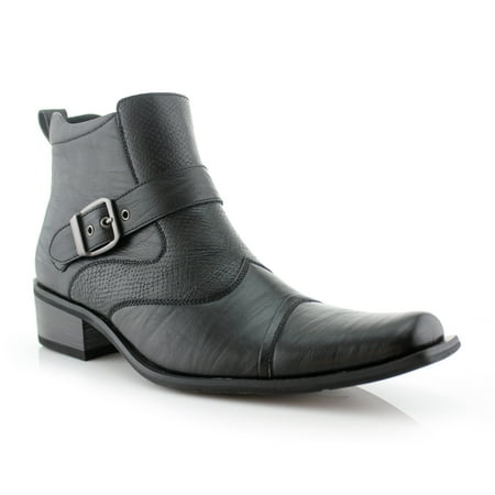 Alejandro Snake Skin Cowboy Boots Ferro Aldo Buckle Strap Shoes