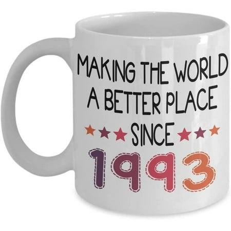 1993 Turning 26 Years Old Happy Birthday Coffee Mug Funny 26th Birthday Gift for Women and Men Gift Tea Cup Idea for a Joke Celebration Best Adult
1993 Turning 26 Years Old Happy Birthday Coffee Mug Funny 26th Birthday Gift for Women and Men Gift Tea Cup Idea for a Joke Celebration Best Adult