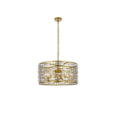 24 in. Kennedy Pendant in Brass