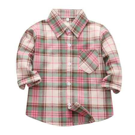 Fsqjgq Boy Top Size 8 Kids Toddler Flannel Jacket Plaid Stripe Long Sleeve Lapel Button Shacket Baby Boys Girls Shirt Top Coat Outwear Boys Undershirt Top Polyester Brown 130
Fsqjgq Boy Top Size 8 Kids Toddler Flannel Jacket Plaid Stripe Long Sleeve Lapel Button Shacket Baby Boys Girls Shirt Top Coat Outwear Boys Undershirt Top Polyester Brown 130