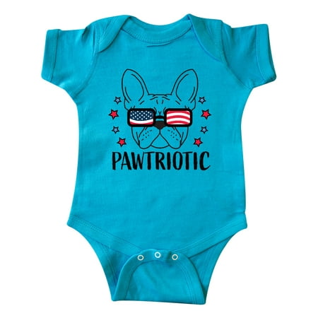 Inktastic Pawtriotic with French Bulldog in American Flag Sunglasses Gift Baby Boy or Baby Girl Bodysuit
Inktastic Pawtriotic with French Bulldog in American Flag Sunglasses Gift Baby Boy or Baby Girl Bodysuit