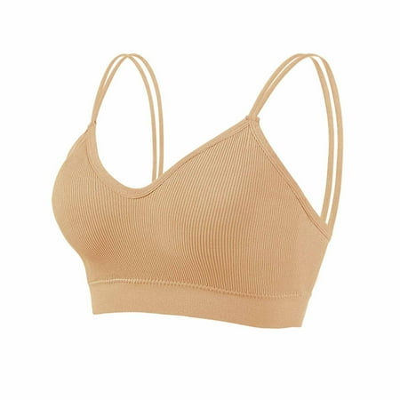 HOMBOM Training Bras for Girls 14-16 Ruched Sports Padded Workout Tops Medium Support Crop Tops Underwear for Women Beige One Size
HOMBOM Training Bras for Girls 14-16 Ruched Sports Padded Workout Tops Medium Support Crop Tops Underwear for Women Beige One Size