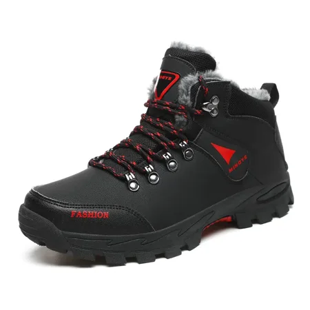Men‘s Waterproof Non-slip Warm Fleece Shoes Comfortable Outdoor Snow Boots For Winter
Men‘s Waterproof Non-slip Warm Fleece Shoes Comfortable Outdoor Snow Boots For Winter
