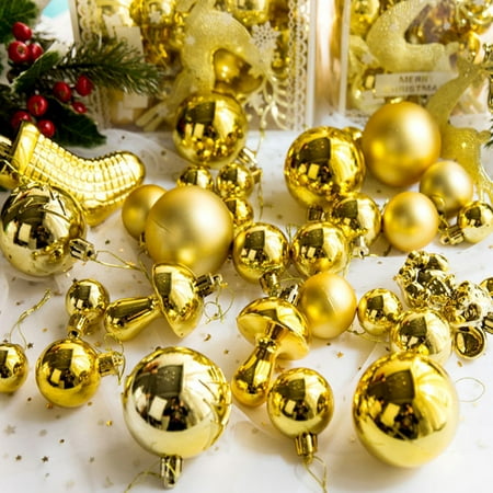 VERMON Christmas Pendant 30Pcs Increase Atmosphere Hanging Hole Design Attractive Christmas Window Decoration Ball
VERMON Christmas Pendant 30Pcs Increase Atmosphere Hanging Hole Design Attractive Christmas Window Decoration Ball