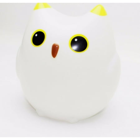 

LS02109 7 colors Owl LED Nightlight Touch Control USB Connect Cute gift