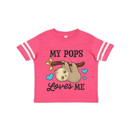Inktastic My Pops Loves Me with Sloth and Hearts Gift Toddler Boy or Toddler Girl T-Shirt
Inktastic My Pops Loves Me with Sloth and Hearts Gift Toddler Boy or Toddler Girl T-Shirt