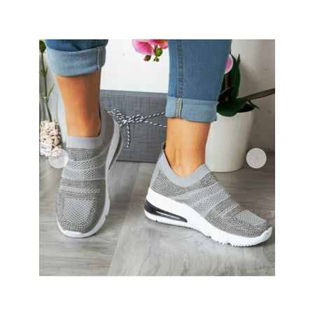 Rotosw Women s Fashion Striped Printed Mesh Slip On Sports Air Cushion Casual Running Sneakers
Rotosw Women s Fashion Striped Printed Mesh Slip On Sports Air Cushion Casual Running Sneakers