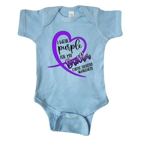 Inktastic I Wear Purple for my Brother- Cystic Fibrosis Awareness Gift Baby Boy or Baby Girl Bodysuit
Inktastic I Wear Purple for my Brother- Cystic Fibrosis Awareness Gift Baby Boy or Baby Girl Bodysuit