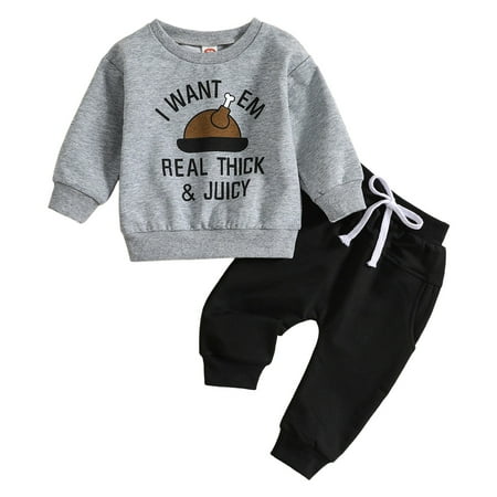 XJDJHC Baby Boy Fall Clothes Toddler Boys Long Sleeve Thanksgiving Day Turkey Prints Tops Solid Color Pants Two Piece Casual Sports Outfits Set For Kids Clothes 12-18 Months 
XJDJHC Baby Boy Fall Clothes Toddler Boys Long Sleeve Thanksgiving Day Turkey Prints Tops Solid Color Pants Two Piece Casual Sports Outfits Set For Kids Clothes 12-18 Months