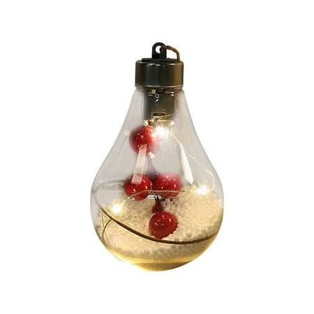 Christmas Clearance! SuoKom Christmas Led Transparent Christmas Ball Christmas Tree Pendant Glowing
Christmas Clearance! SuoKom Christmas Led Transparent Christmas Ball Christmas Tree Pendant Glowing