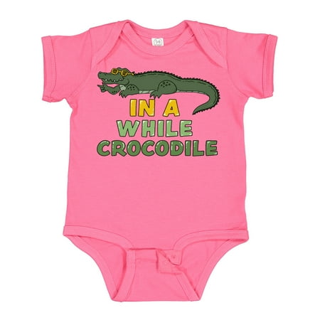 Inktastic In a While Crocodile with Cool Green Crock in Sunglasses Gift Baby Boy or Baby Girl Bodysuit
Inktastic In a While Crocodile with Cool Green Crock in Sunglasses Gift Baby Boy or Baby Girl Bodysuit