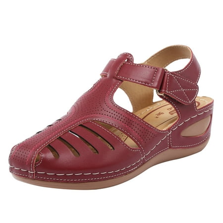 Sandals For Women Open Toe Summer Casual Toe Head Mid Heel Wedge Sandals Beach Travel Bohemian Sandals
Sandals For Women Open Toe Summer Casual Toe Head Mid Heel Wedge Sandals Beach Travel Bohemian Sandals