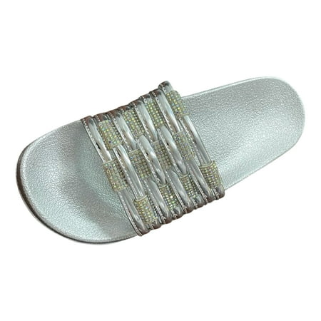 Quealent Adult Women Sandal Heeled Sandals for Women Cutout Fashion Summer Women Slippers Flat Bottom Thick Sole Leopard Wedges for Women Sandals Silver 6.5
Quealent Adult Women Sandal Heeled Sandals for Women Cutout Fashion Summer Women Slippers Flat Bottom Thick Sole Leopard Wedges for Women Sandals Silver 6.5