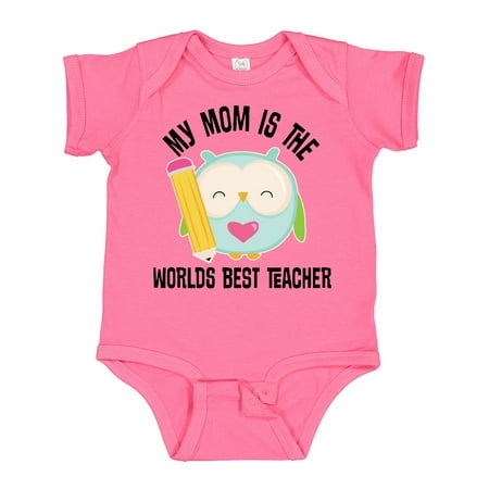 Inktastic Teacher Mom School Owl Gift Baby Girl Bodysuit