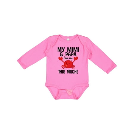 Inktastic Mimi and Papa Love Me Crab Gift Baby Boy or Baby Girl Long Sleeve Bodysuit
Inktastic Mimi and Papa Love Me Crab Gift Baby Boy or Baby Girl Long Sleeve Bodysuit