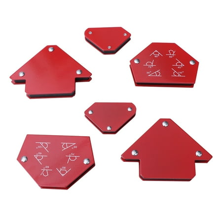 6 Pcs Mini Magnetic Welding Holder Strength Strong Magnets without Switch for Welding Soldering and Assembly (Red)
6 Pcs Mini Magnetic Welding Holder Strength Strong Magnets without Switch for Welding Soldering and Assembly (Red)