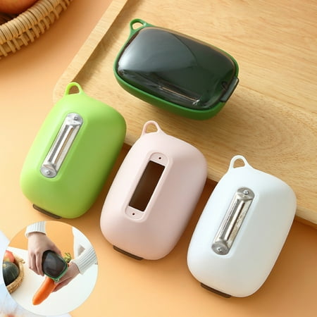 Hadanceo Peeler with Storage Compartment Hollow Design Sharp Blade Hangable Fruit Vegetable Planer for Dining Room
Hadanceo Peeler with Storage Compartment Hollow Design Sharp Blade Hangable Fruit Vegetable Planer for Dining Room