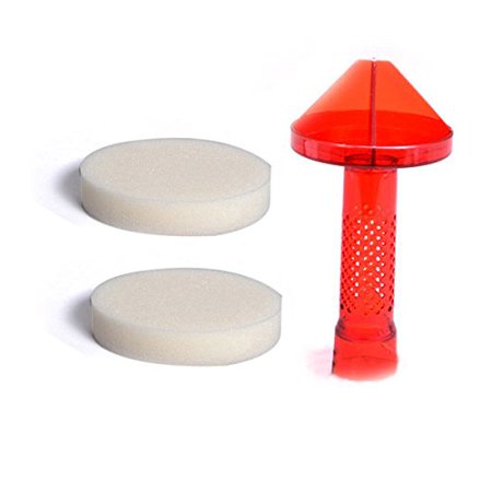 Hoover (517758001 & 410044001) Vacuum Cleaner 1pk Dirt Cup Baffle With 2pk Stick Vac Foam Filter For Linx For Hoover Model BH50010