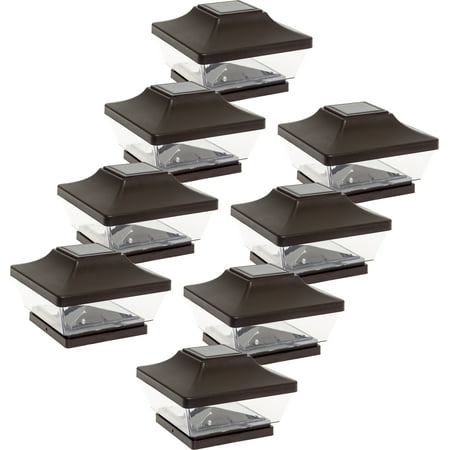 GreenLighting 8 Pack Arcadia 5 x 5 Solar LED Post Cap Light w/ 5 & 6 Inch Post Adapter (Bronze)
GreenLighting 8 Pack Arcadia 5 x 5 Solar LED Post Cap Light w/ 5 & 6 Inch Post Adapter (Bronze)