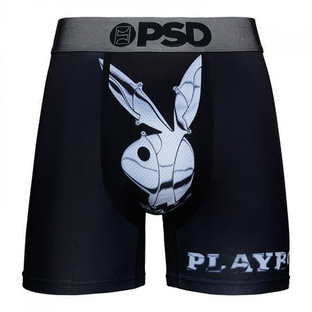 Playboy 853733-xxlarge-4 Chrome PSD Boxer Briefs Black - 2XL 44-46
