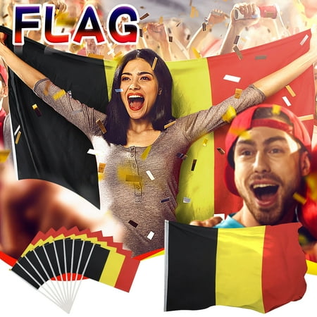 Holding The Flag Of Sports Clubs Fans Festival Activities Cheering Flag