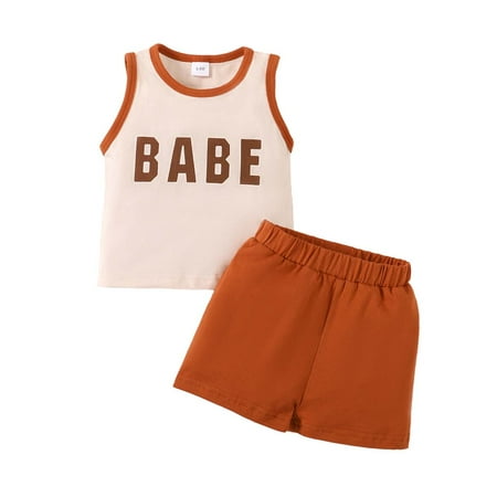 KIMI BEAR Infant Girls Outfits 9 Months Infant Girl Spring Summer Outfits 12 Months Infant Girl Babe Letter Prints Heart Prints Vest + Basic Shorts 2PCS Set Apricot
KIMI BEAR Infant Girls Outfits 9 Months Infant Girl Spring Summer Outfits 12 Months Infant Girl Babe Letter Prints Heart Prints Vest + Basic Shorts 2PCS Set Apricot